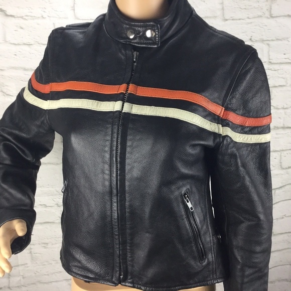 Interstate Leather Jackets & Blazers - INTERSTATE Leather Motorcycle Jacket S